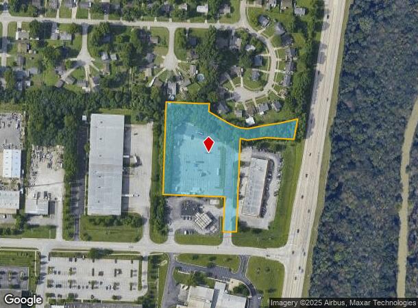  7021 Global Dr, Louisville, KY Parcel Map