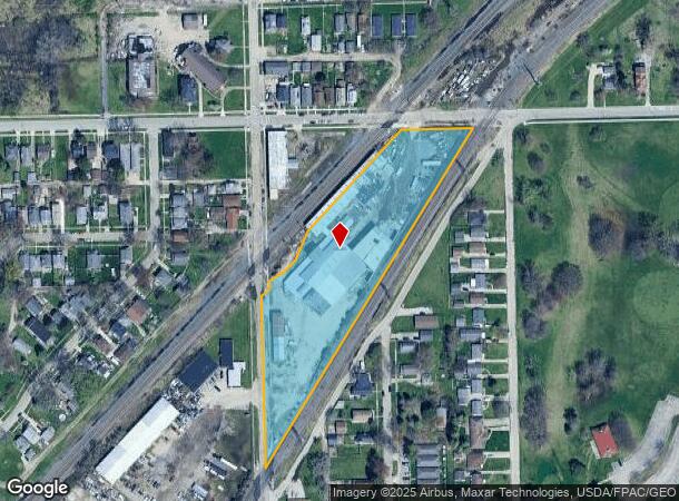  750 N Wheeling St, Toledo, OH Parcel Map