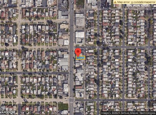  7406 S Western Ave, Los Angeles, CA Parcel Map