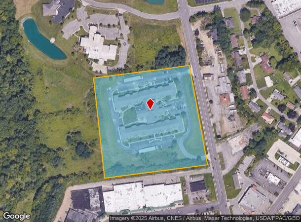 1296 S Trimble Rd, Mansfield, OH Parcel Map