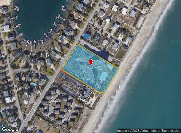  1706 Lumina Ave N, Wrightsville Beach, NC Parcel Map