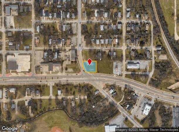 1201 E Rosedale St, Fort Worth, TX Parcel Map