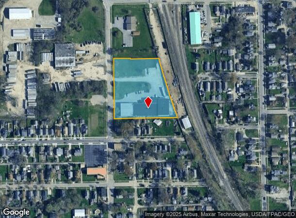  1663 Tracy St, Toledo, OH Parcel Map