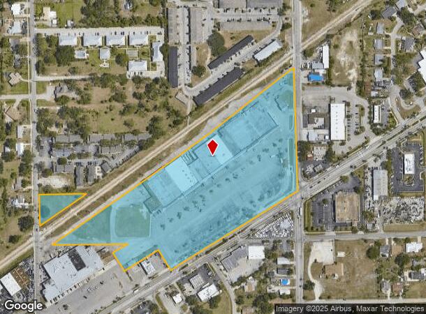  4107 Palm Beach Blvd, Fort Myers, FL Parcel Map