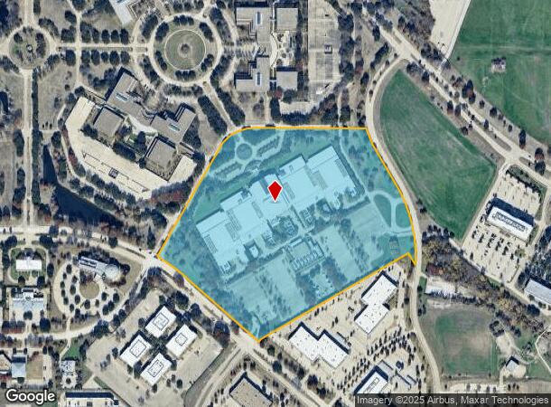 6901 Windcrest Dr, Plano, TX Parcel Map