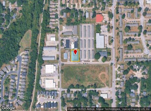  808 Lynn St, Lawrence, KS Parcel Map