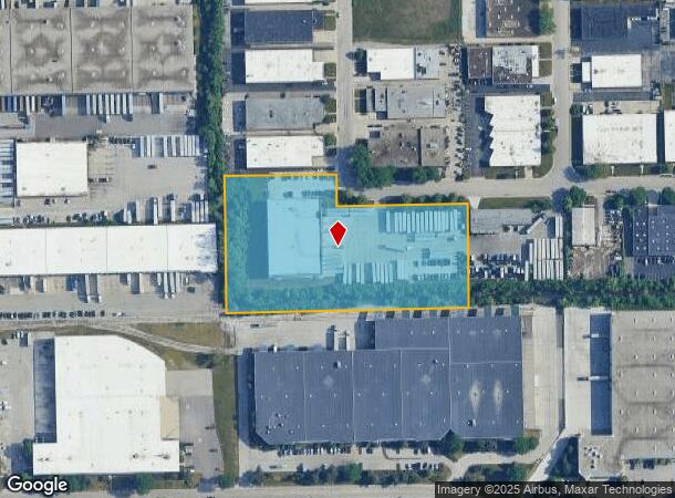 2401 Pan Am Blvd, Elk Grove Village, IL Parcel Map