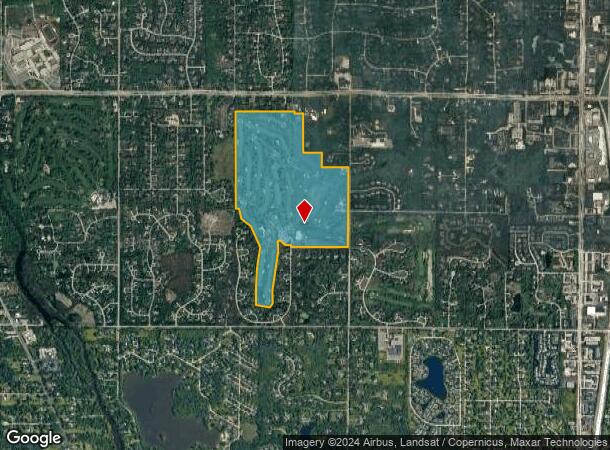  3100 W Country Club Dr, Mequon, WI Parcel Map