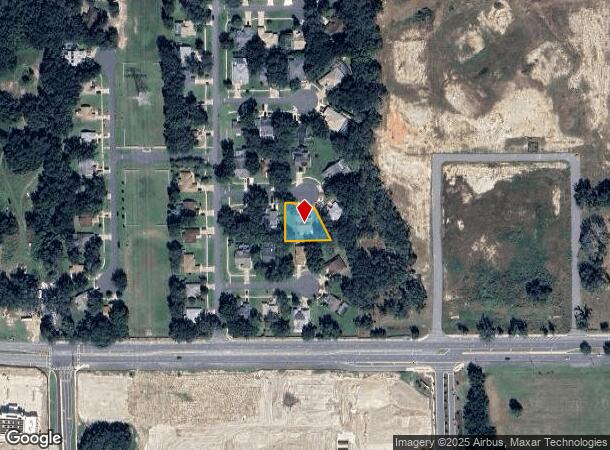 1204 Laurel Oak Ln, Lady Lake, FL Parcel Map