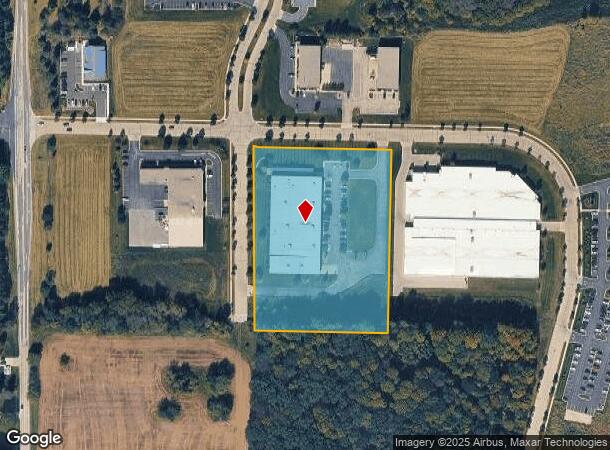  1605 Corporate Center Dr, West Bend, WI Parcel Map