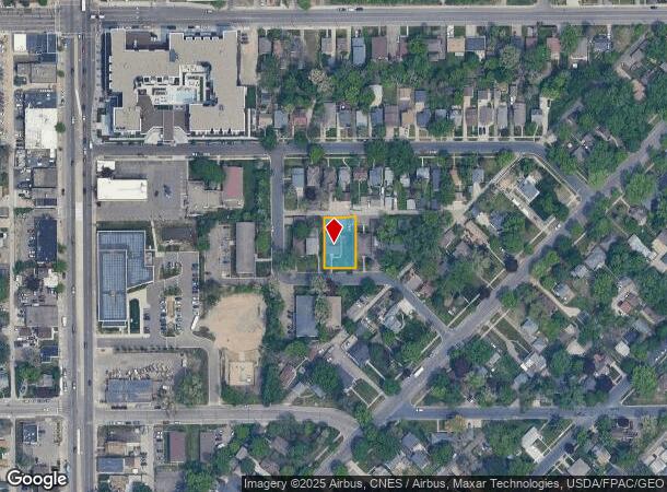 1035 Peters Pl, Minneapolis, MN Parcel Map