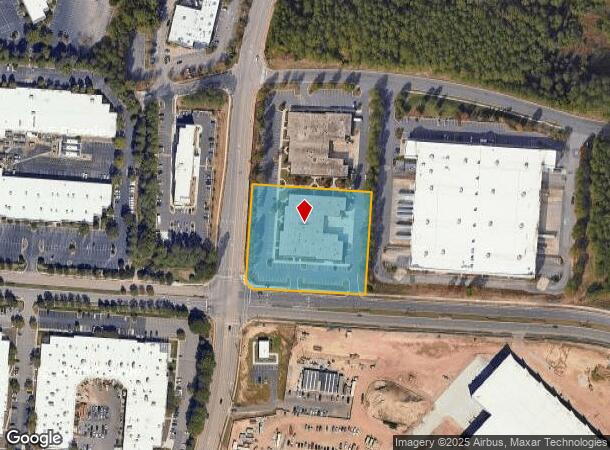 598 Airport Blvd, Morrisville, NC Parcel Map
