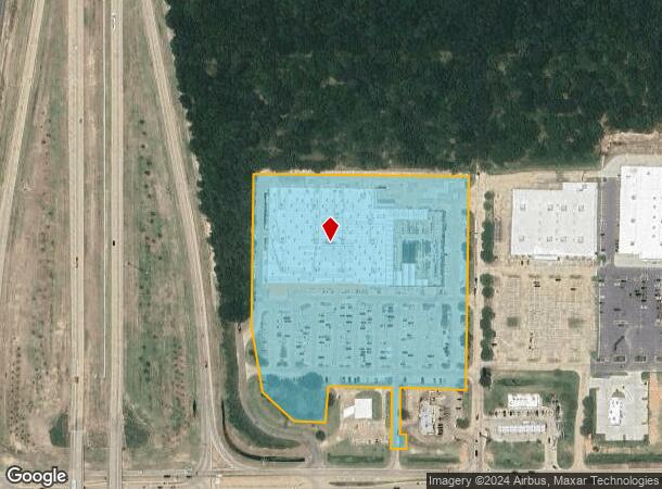  110 E Bert Kouns Industrial Loop, Shreveport, LA Parcel Map