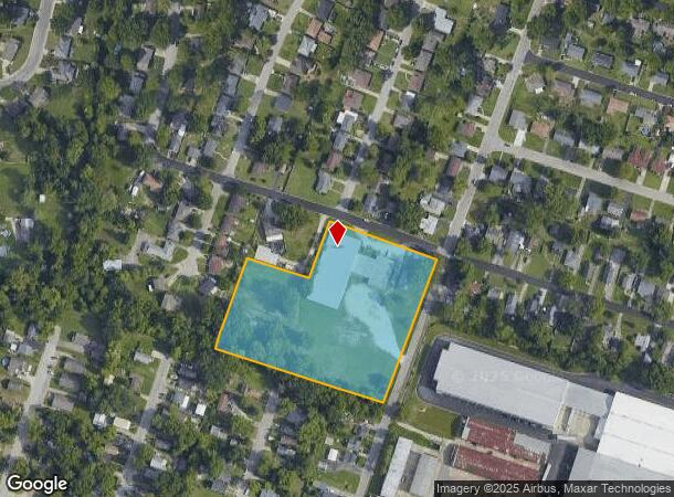 2571 Roanoke Ave, New Albany, IN Parcel Map