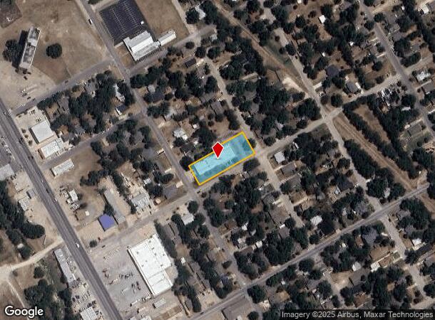  1300 N Anglin St, Cleburne, TX Parcel Map