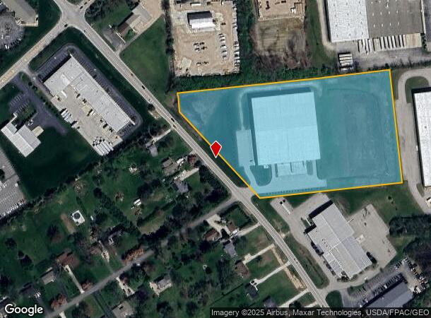  7920 Industrial Pkwy, Plain City, OH Parcel Map