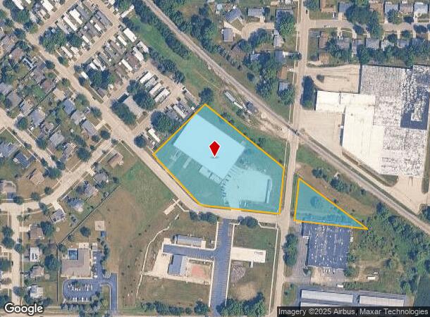 555 S Sycamore St, Genoa, IL Parcel Map