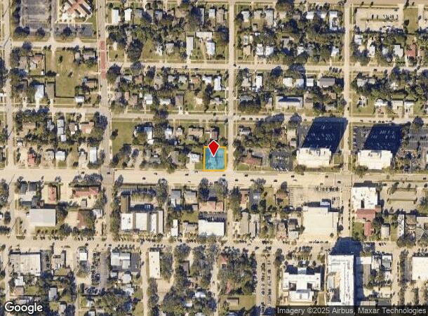  550 E Strawbridge Ave, Melbourne, FL Parcel Map