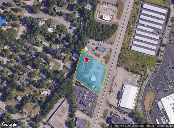  595 Providence Hwy, Walpole, MA Parcel Map