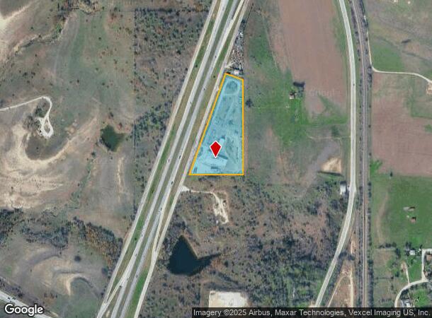  9769 S Us Highway 287, Rhome, TX Parcel Map