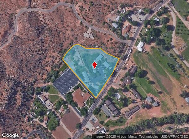  1516 Zion Park Blvd, Springdale, UT Parcel Map