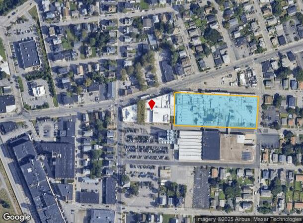  505 Central Ave, Pawtucket, RI Parcel Map