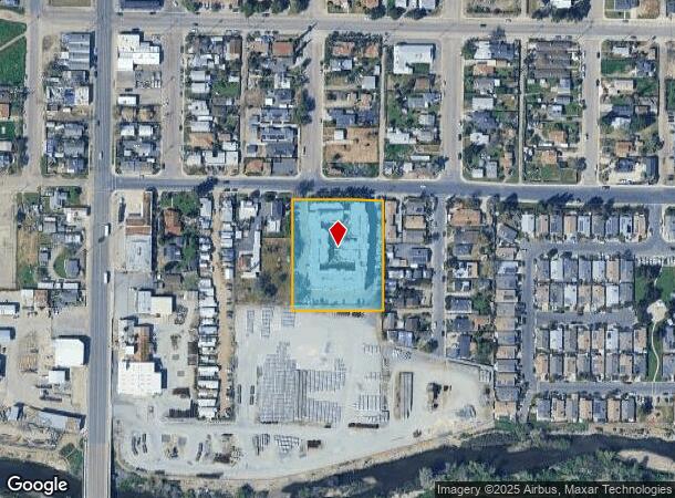  93 E Date Ave, Porterville, CA Parcel Map