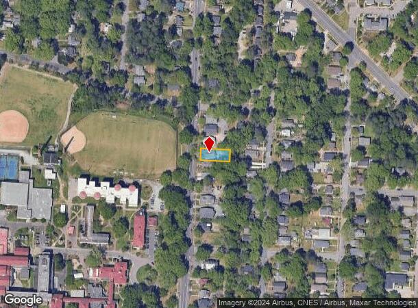  1314 Broad St, Durham, NC Parcel Map