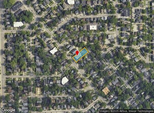 915 Packard St, Ann Arbor, MI Parcel Map