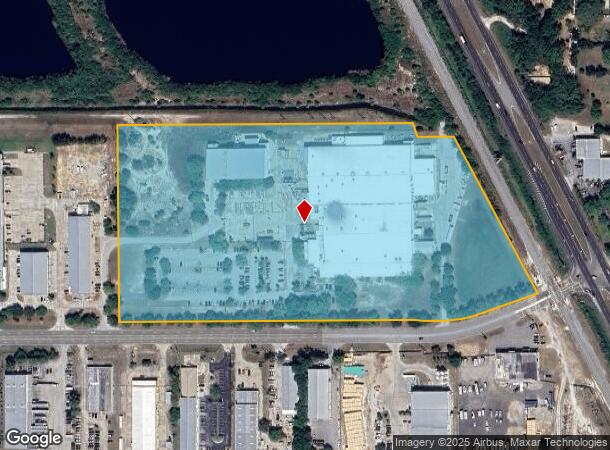  100 Gus Hipp Blvd, Rockledge, FL Parcel Map