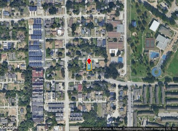4718 Gunter St, Houston, TX Parcel Map
