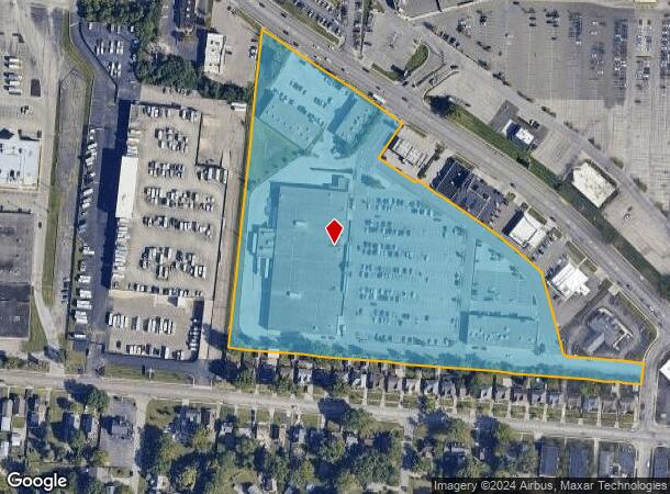  6173 Glenway Ave, Cincinnati, OH Parcel Map