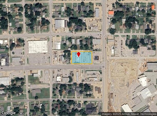 1025 E Dewey Ave, Sapulpa, OK Parcel Map