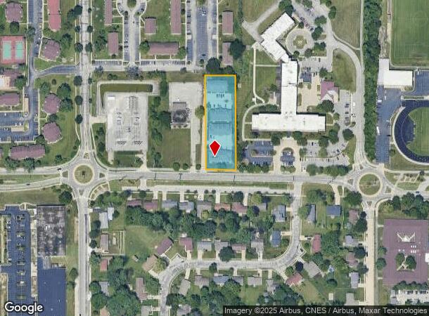  1040 Cumberland Ave, West Lafayette, IN Parcel Map