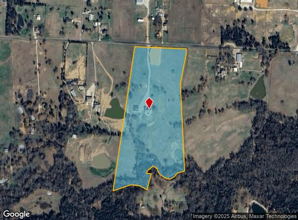 644 Bones Chapel Rd, Whitesboro, TX Parcel Map