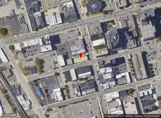  33 N Saginaw St, Pontiac, MI Parcel Map