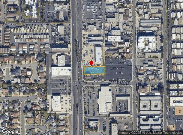 15212 Beach Blvd, Midway City, CA Parcel Map