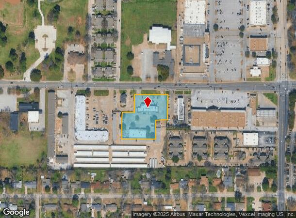  1706 W Randol Mill Rd, Arlington, TX Parcel Map