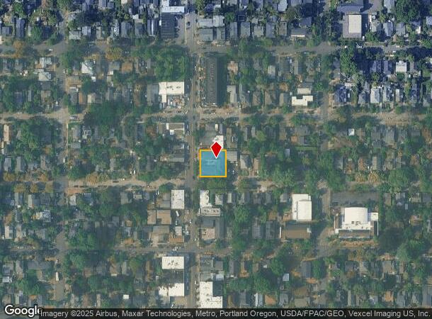  1301 Se Miller St, Portland, OR Parcel Map