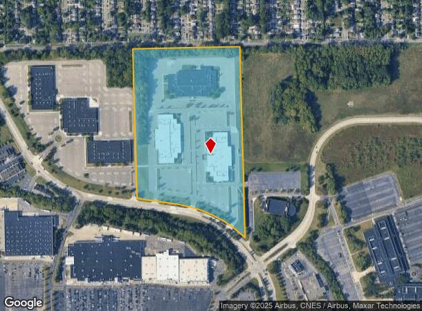 5800 Mercury Dr, Dearborn, MI Parcel Map