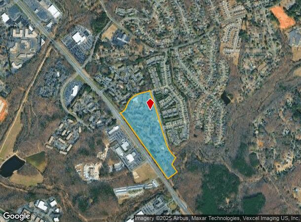  2804 Cross Point Cr Cir, Charlotte, NC Parcel Map