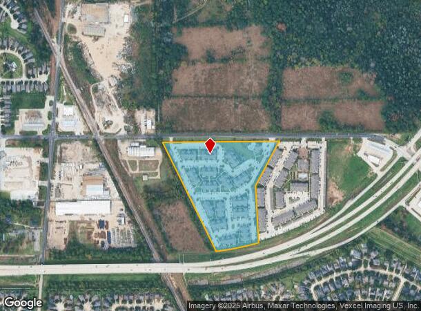  11201 Boudreaux Rd, Spring, TX Parcel Map