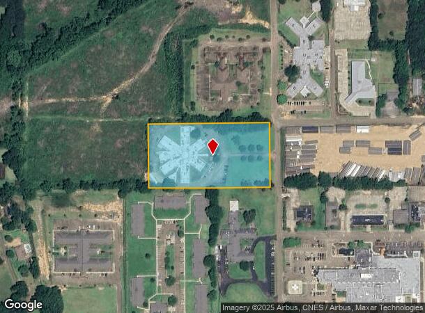 525 Brookman Dr, Brookhaven, MS Parcel Map
