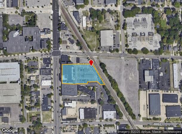  855 S Main St, Royal Oak, MI Parcel Map