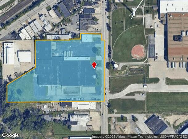  1100 E 222Nd St, Euclid, OH Parcel Map