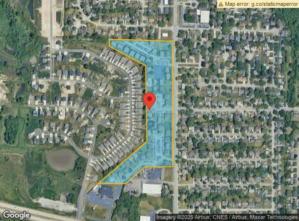  3944 W 77Th Pl, Merrillville, IN Parcel Map