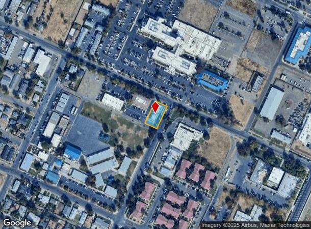 1289 D St, Merced, CA Parcel Map
