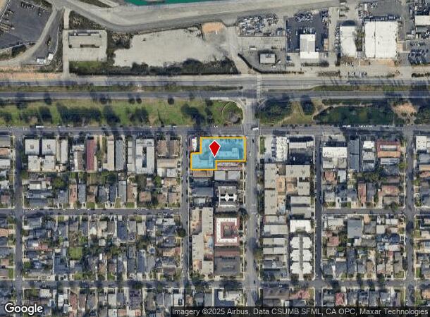 961 Main St, El Segundo, CA Parcel Map