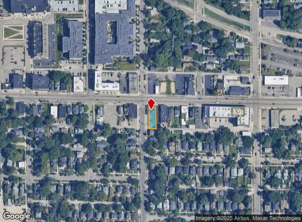  700 Michigan St Ne, Grand Rapids, MI Parcel Map