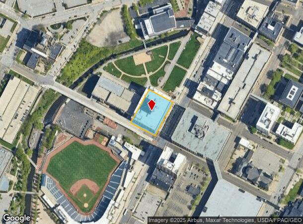  222 S Main St, Akron, OH Parcel Map